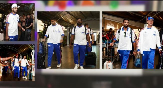 India Cricket Team Arrives in Sri Lanka